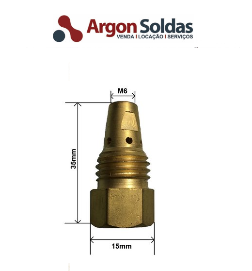 PORTA BICO ROSCA SBM206 TOCHA LEDAN 3000R MB423