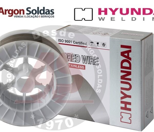 ARAME TUBULAR INOX AWS A5.22 E308LT1-1 HYUNDAI 1,2MM 15KG