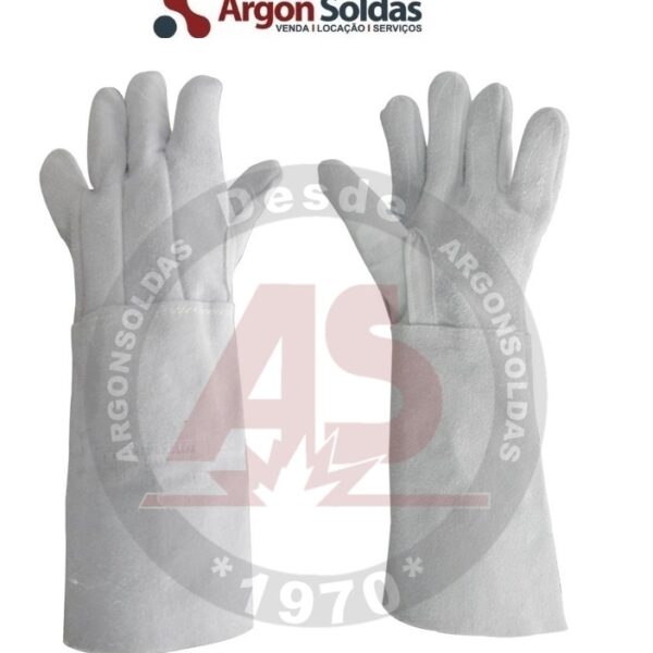 LUVA RASPA PUNHO LONGO 20CM TAMANHO 10