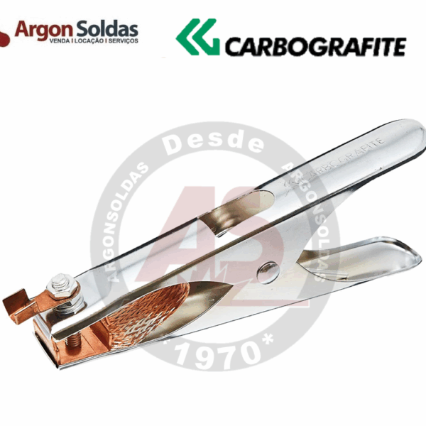 GARRA TERRA 300A INOX CONTATO COBRE CARBOGRAFITE