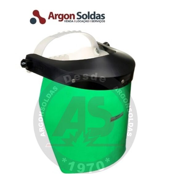 PROTETOR FACIAL EVOL 8 VERDE COM CATRACA