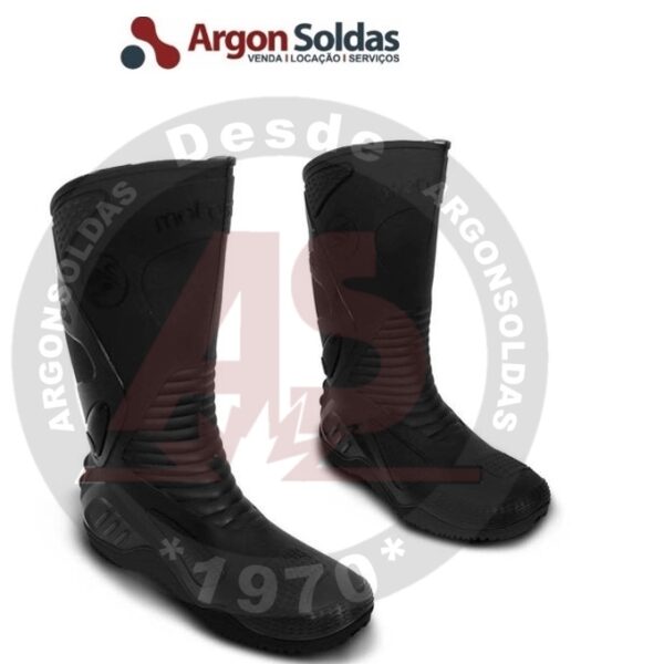 BOTA IMPERMEAVEL PVC CANO LONGO PRETA FUJIWARA 38CM N37