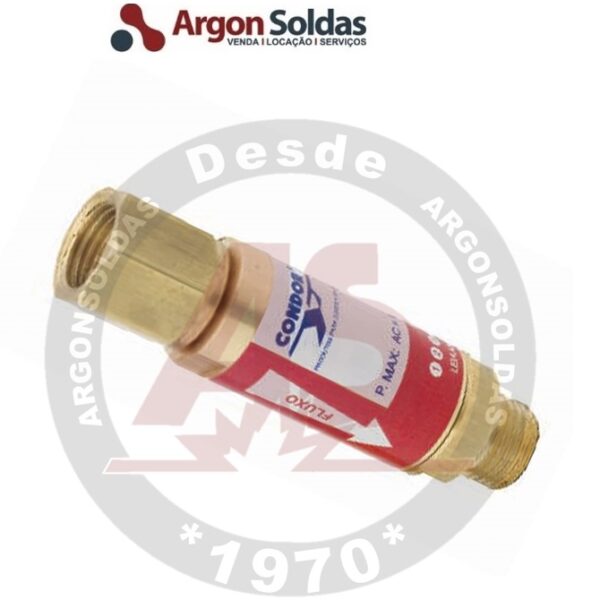 VALVULA CORTA CHAMA REGULADOR AC/GLP CONDOR