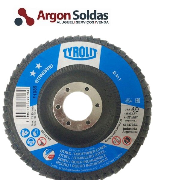 DISCO FLAP 27XLA 115X22,2 ZA40Q-B TYROLIT STANDARD