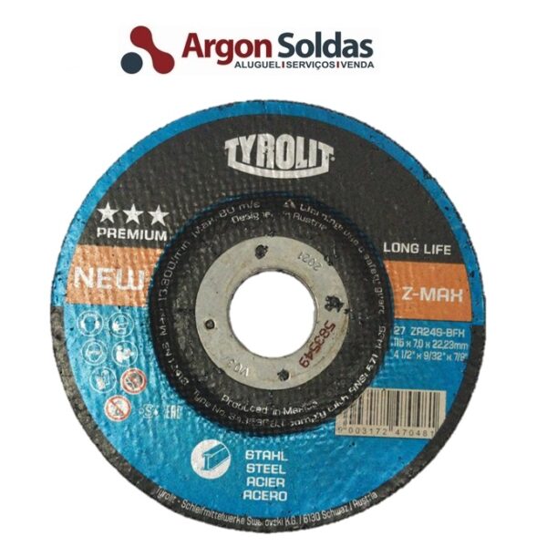 DISCO DESBASTE 27E 115X7X22,23 ZA24SBFX TYROLIT Z-MAX PREMIUM