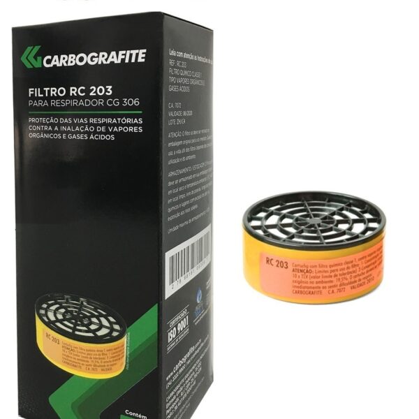 FILTRO PARA MASCARA RC 203 CG305/306