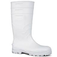 BOTA IMPERMEAVEL PVC CANO LONGO BRANCA FUJIWARA 38CM N42