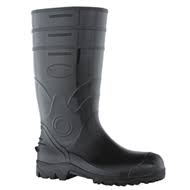 BOTA IMPERMEAVEL PVC CANO LONGO PRETA FUJIWARA 38CM N45
