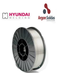 ARAME TUBULAR INOX AWS A5.22 E309LT1-1 HYUNDAI 1,2MM 15KG