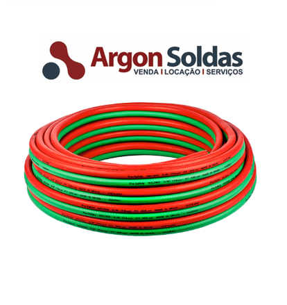 MANGUEIRA TRANCADA DUPLA VD/VM 5/16" PT300 OX/AC 1063