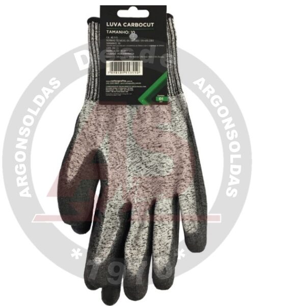 LUVA CARBOCUT TAMANHO 10