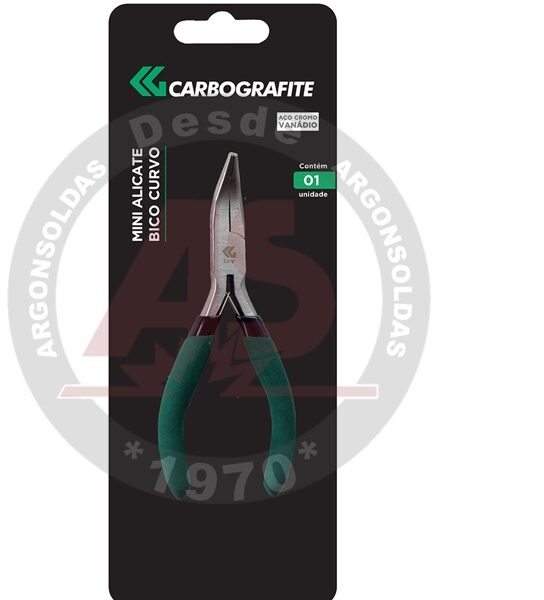 MINI ALICATE BICO CURVO CARBOGRAFITE