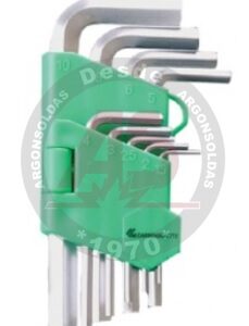 CHAVE HEXAGONAL JOGO 9 PECAS CARBOGRAFITE