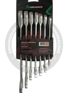 CHAVES COMB. COM CATRACA 7 PECAS CARBOGRAFITE