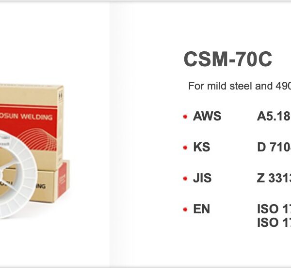 ARAME METALCORED AWS A5.18 E70C 6M CHOSUN 1,2MM 15KG