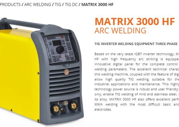 MATRIX 3000 AC/DC V400 TRIFASICA