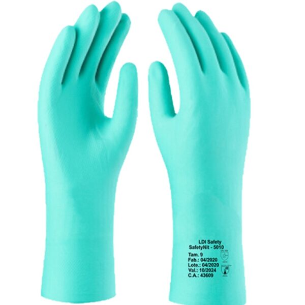LUVA NITRILICA SAFETYNIT STANDARD C/FORRO
