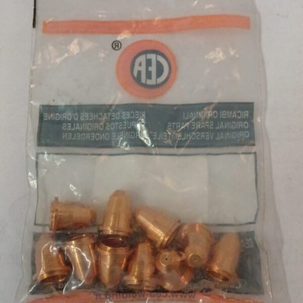 BICO DE CONTATO 0,65MM 20A TOCHA PLASMA PT 25C 10 UN