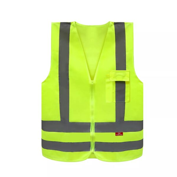COLETE REFLETIVO 1 BOLSO LISO AMARELO TAM G