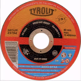 Disco de Corte Tyrolit Secur Extra 115x1.6 mm
